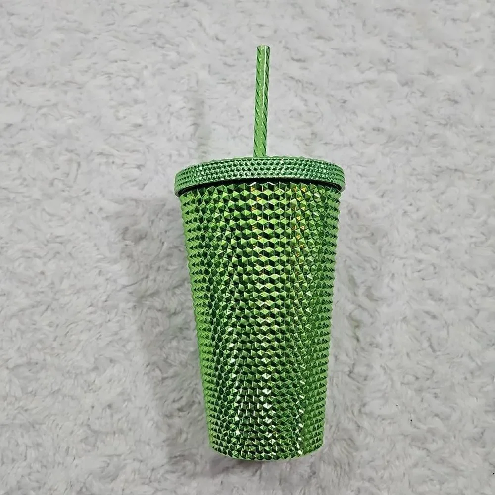 Starbucks 2023 Green Studded Holiday Christmas Tumbler 16 oz Grande